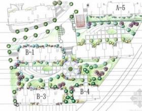 小区局部组团绿地景观设计方案