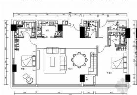 [浙江]138平LOFT风格两层住宅室内装修施工图