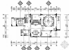 [广州]欧式通透秀气三层别墅室内CAD施工图（含效果图）