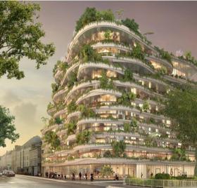 想象翁热——vincent callebaut设计的城市悬挂式花园