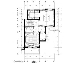 [昆山]谭精忠-昆山国润F户型样板房施工图+效果图+物料表