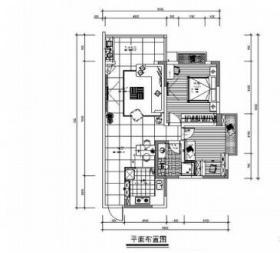 [毕业设计]某现代时尚两居室室内装修图（含效果模型）