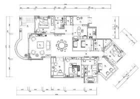 东郊半岛欧式家居施工图设计（附实景图）