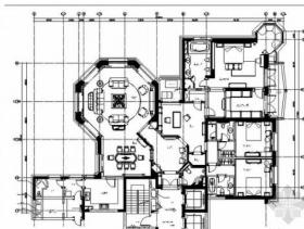 [上海]前卫小资风情欧式公寓室内精装样板房施工图