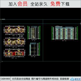 CAD04803 住宅平、立、剖面图.dwgCAD