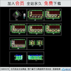 cad04576 某小区多层住宅CAD