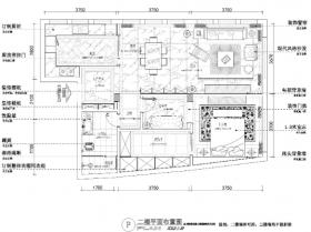 [重庆]重庆马女士雅居装饰施工图+效果图