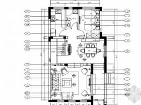 [江苏]某三层现代欧式风格样板间室内装修施工图（含效果...