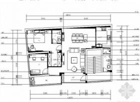 [福建]自建房区现代简约风格两室两厅装修施工图（含软装...