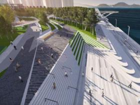 [湖北]滨江生态走廊现代科技商业休闲展示区景观设计方案