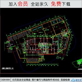 CAD04064 高层层住宅楼建筑平立面图CAD