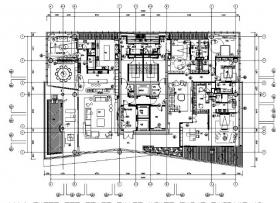 [广东]现代风格深圳湾1号样板间设计施工图（附效果图)