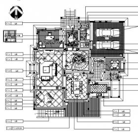 [上海]新古典风格别墅施工图（含效果）