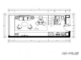 [山东]时尚LOFT住宅公寓样板房设计施工图