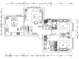 [河北]欧式风格180平米住宅设计施工图（附效果图）