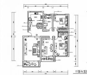 活泼红色调现代两居室装修图（含效果图）