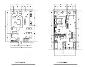 艺术SOHO|现代LOFT样板间设计施工图（附效果图）