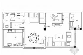 精品典雅新中式风格三层别墅样板间CAD装修施工图（含效...