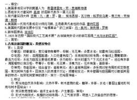 园林景观重要知识点参考资料