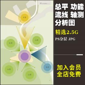 0130总平 功能 流线 分析图分类案例 建筑景观规划设计分析...