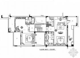 [深圳]3层大型豪华附带泳池型别墅室内设计施工图