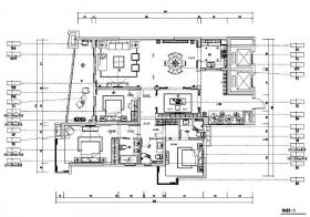 中式风格样板房设计施工图（附效果图）