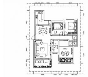 富丽豪华欧式风格两层小别墅室内设计装修施工图（含效...