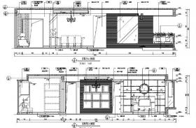 重庆春风城市心筑样板房室内设计施工图