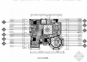 [广东]某欧式风格四室两厅室内装修施工图（含效果）