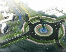 [浙江]生态城市经济开发区道路景观设计方案（北京著名景...