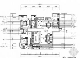 [江苏]某简约温馨三居室装修施工图（含效果）