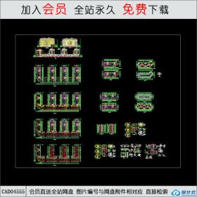 CAD04555 联建房建筑图CAD