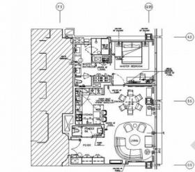 [上海]现代酒店式公寓一居室装修图（含实景）