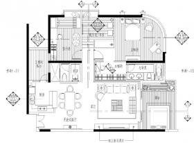 [广东]梁景华_珠海丽景湾B型样板间施工图