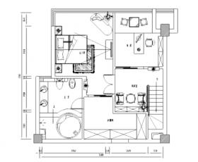 [浙江]某二层欧式别墅设计施工图及实景照片