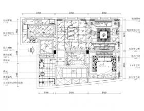 重庆200平现代风格自建套房施工图+效果图