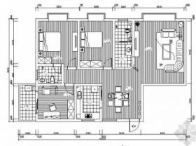 [湖南]精品住宅现代三居室装修图