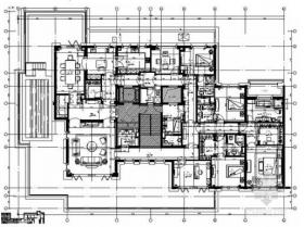 [上海]房地产集团旗下典雅现代风格大户型样板间装修施工...