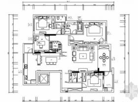 [江苏]190平英式田园风格4室2厅室内设计装修施工图（含...