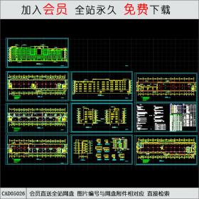 CAD05026国龙花园20＃住宅楼施工图.dwgCAD