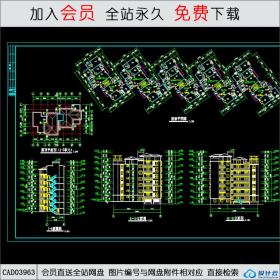 CAD03963 大师何镜堂作品三--a3型住宅施工图CAD