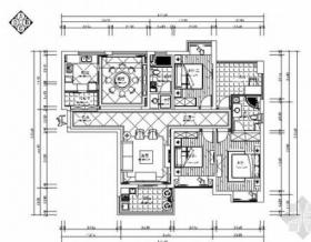 [浙江]唯美精致欧式风格三居室装修施工图（含效果图）