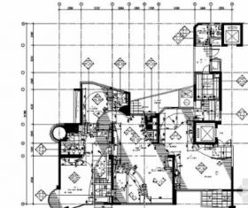 [杭州]名师豪宅样板房室内装修CAD施工图（含实景图）