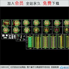 CAD04163 高层住宅楼全套施工图CAD