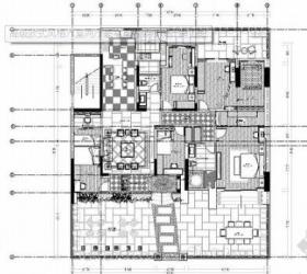 高级欧式风格六室两厅豪宅室内装修设计施工图