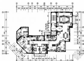 [青岛]现代欧式3居室全套CAD施工图