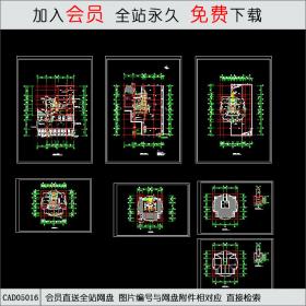 CAD05016高层住宅楼施工平面图.dwgCAD