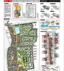 本科城市规划城市设计作业评选（下）设计竞赛，展板