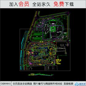 CAD04641 小区规划总平CAD