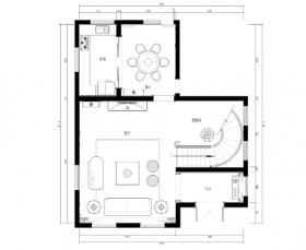 [福清]松潭村中式风格别墅施工图+效果图